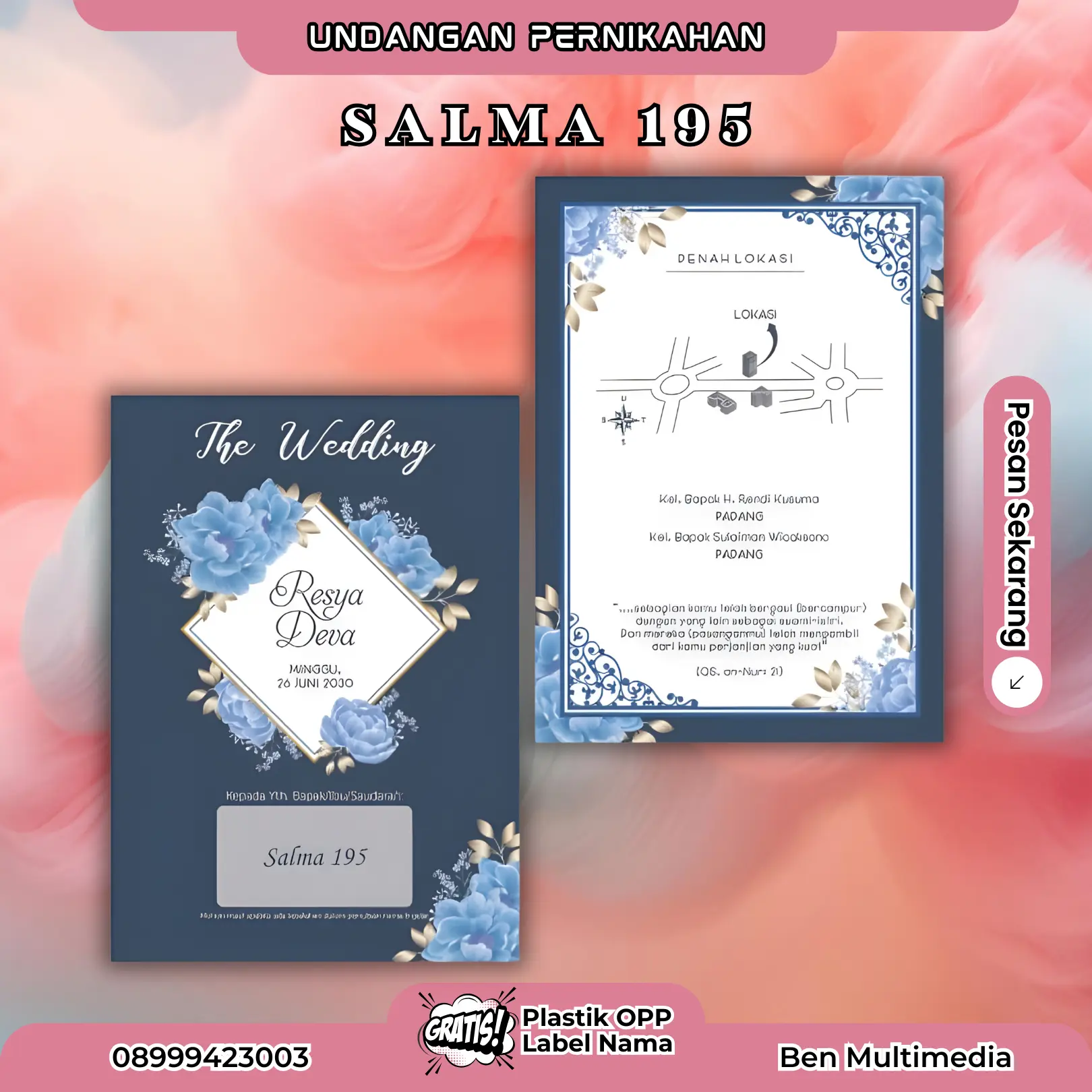 Cetak Blangko Undangan Salma 195
