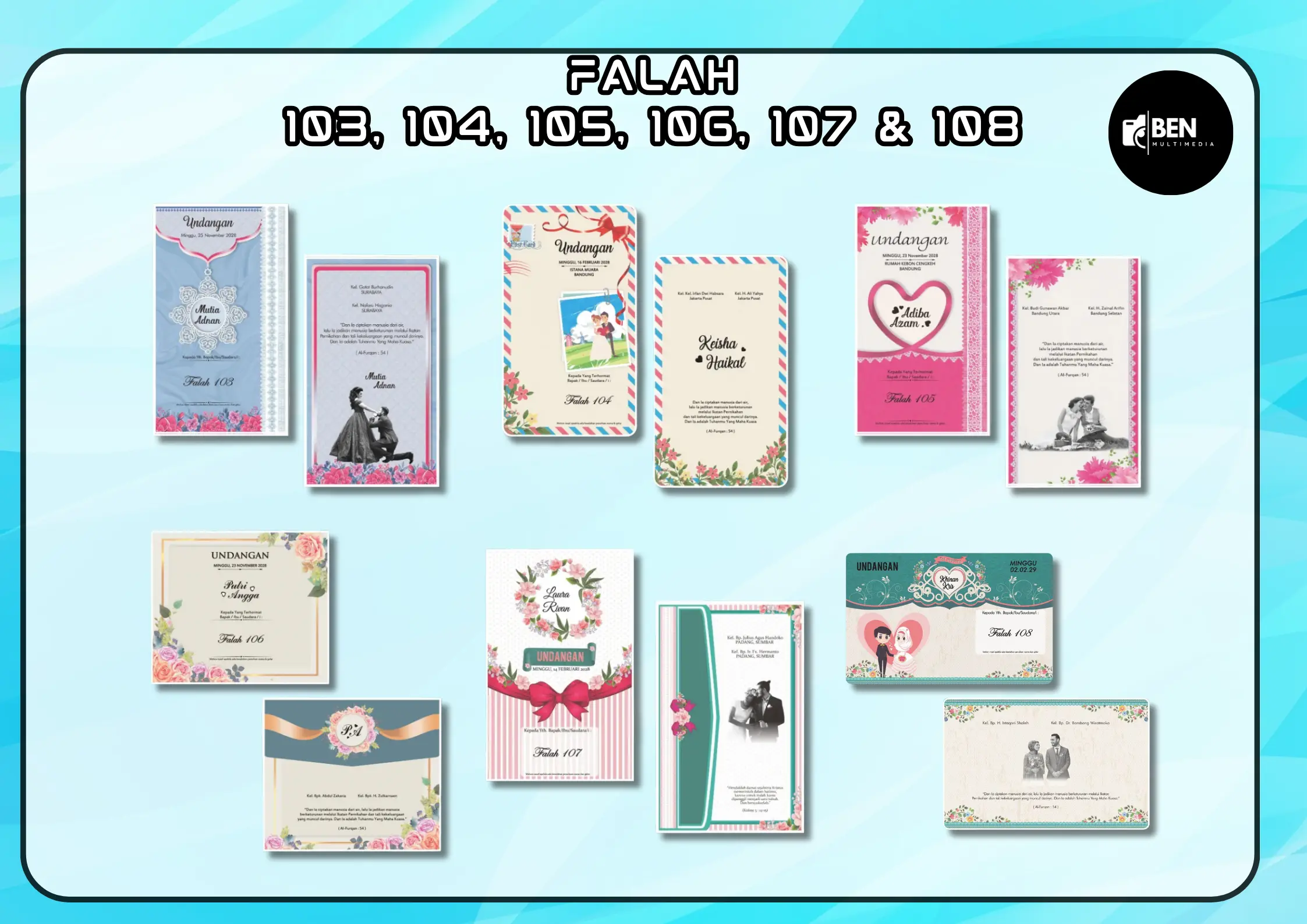 Template Blangko Falah 103-108