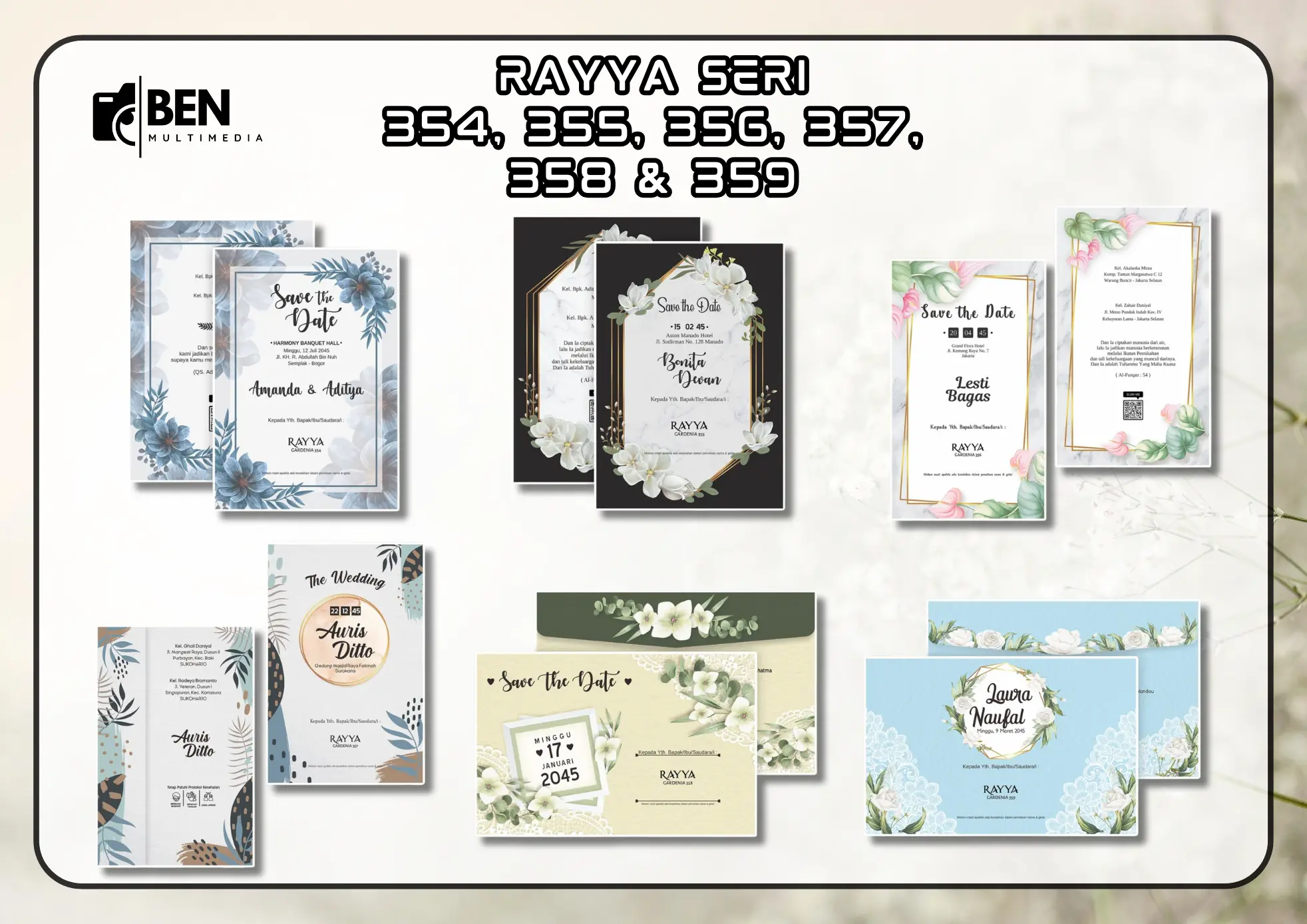 Template Blangko Rayya 354-359
