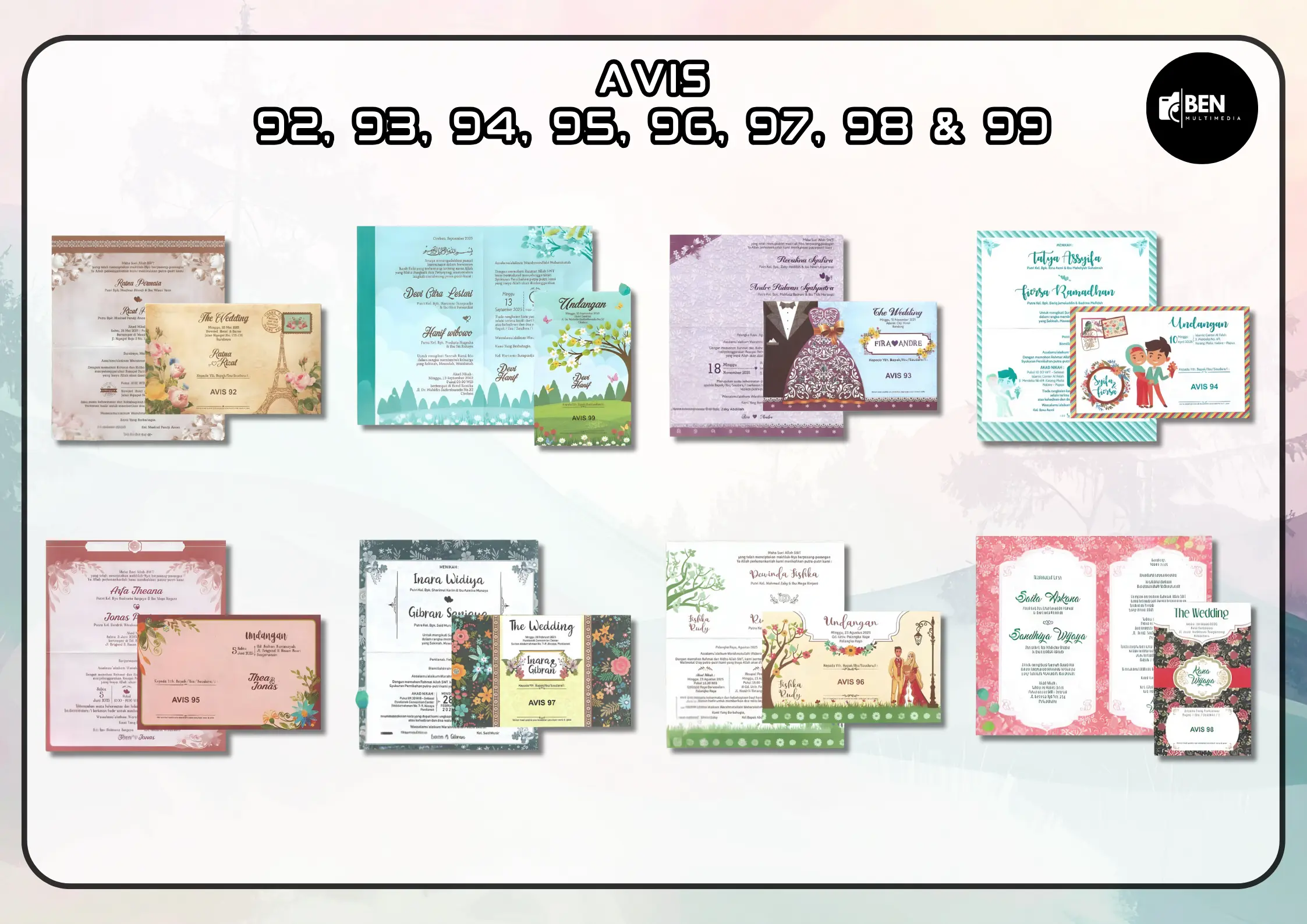 File Setting Undangan AVIS 92-99