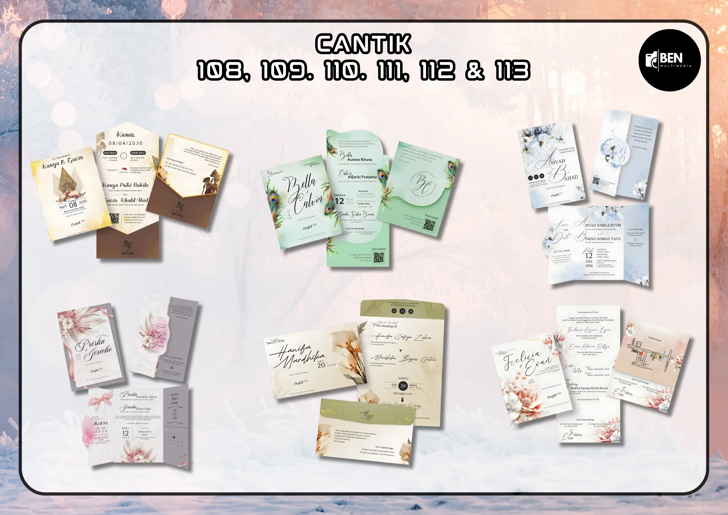 File Setting Undangan Cantik 108-113