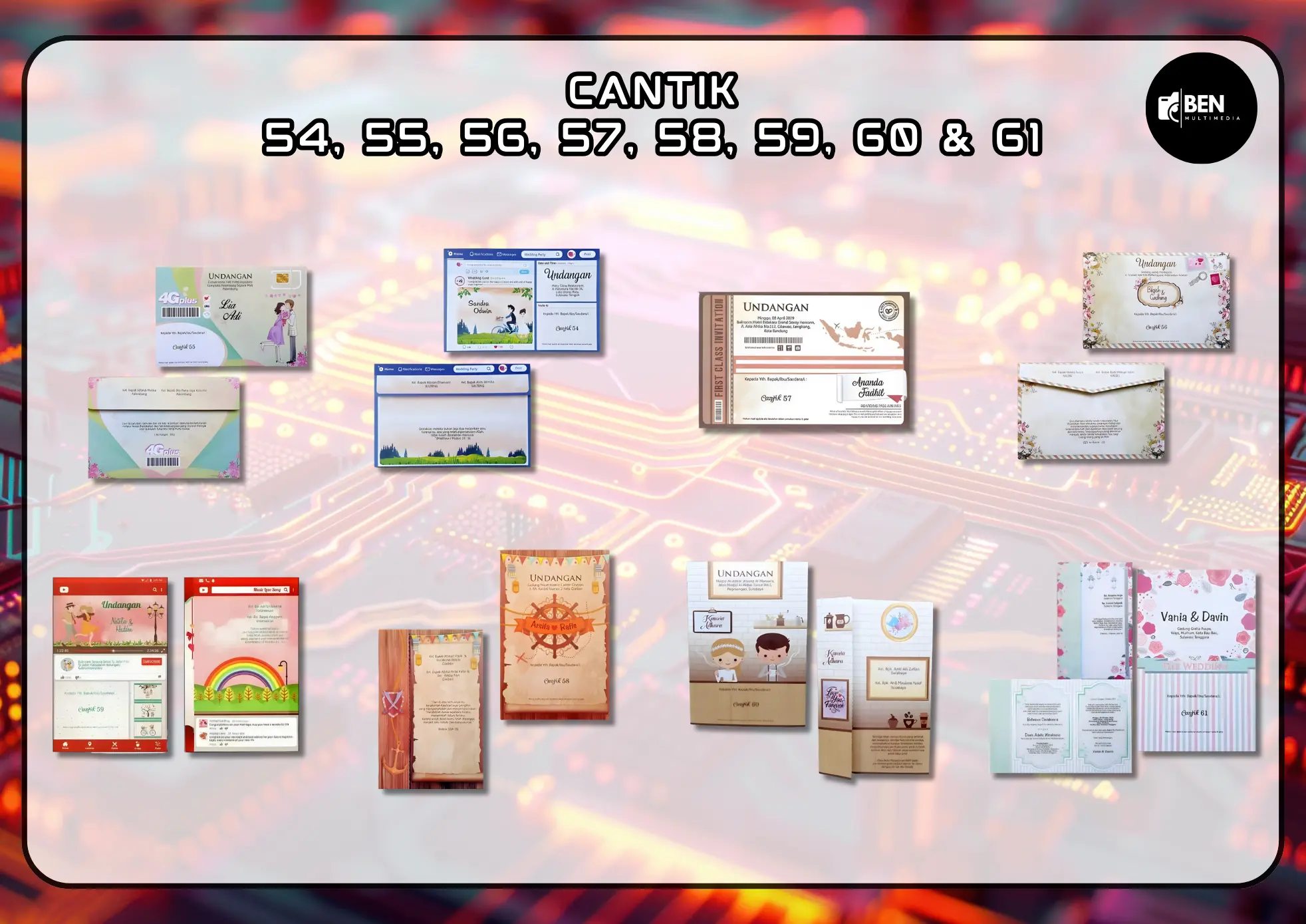 File Setting Undangan Cantik 54-61