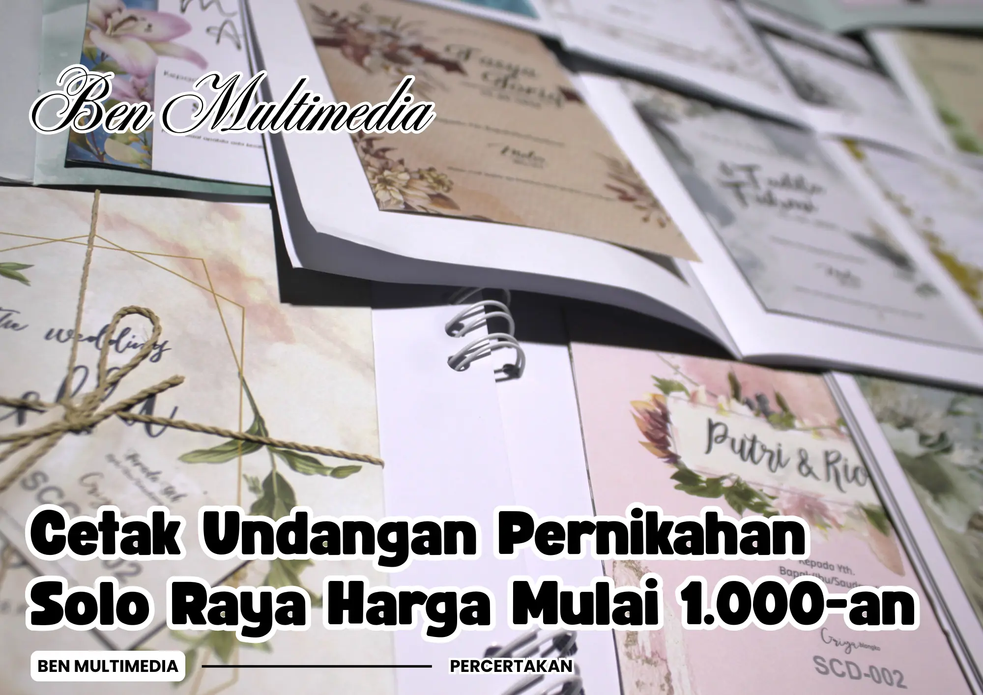 Cetak Undangan Pernikahan Solo Raya