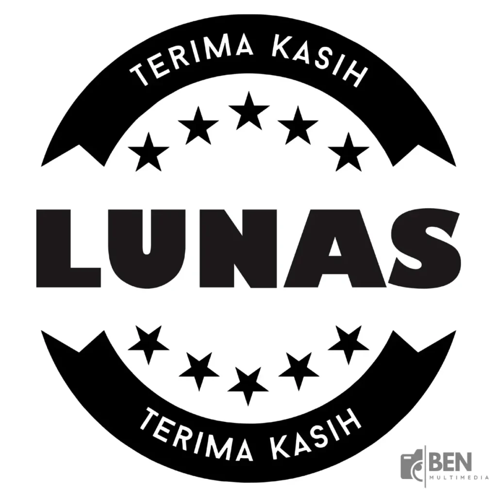 desain stempel lunas toko 10