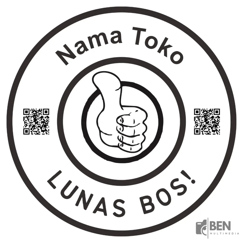 contoh stempel lunas unik 13