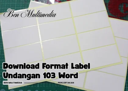 Download Format Label Undangan 103 Word