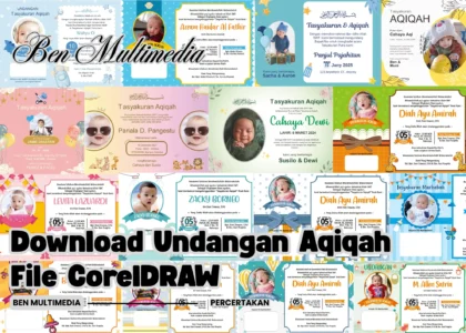 Download Undangan Aqiqah File CorelDRAW