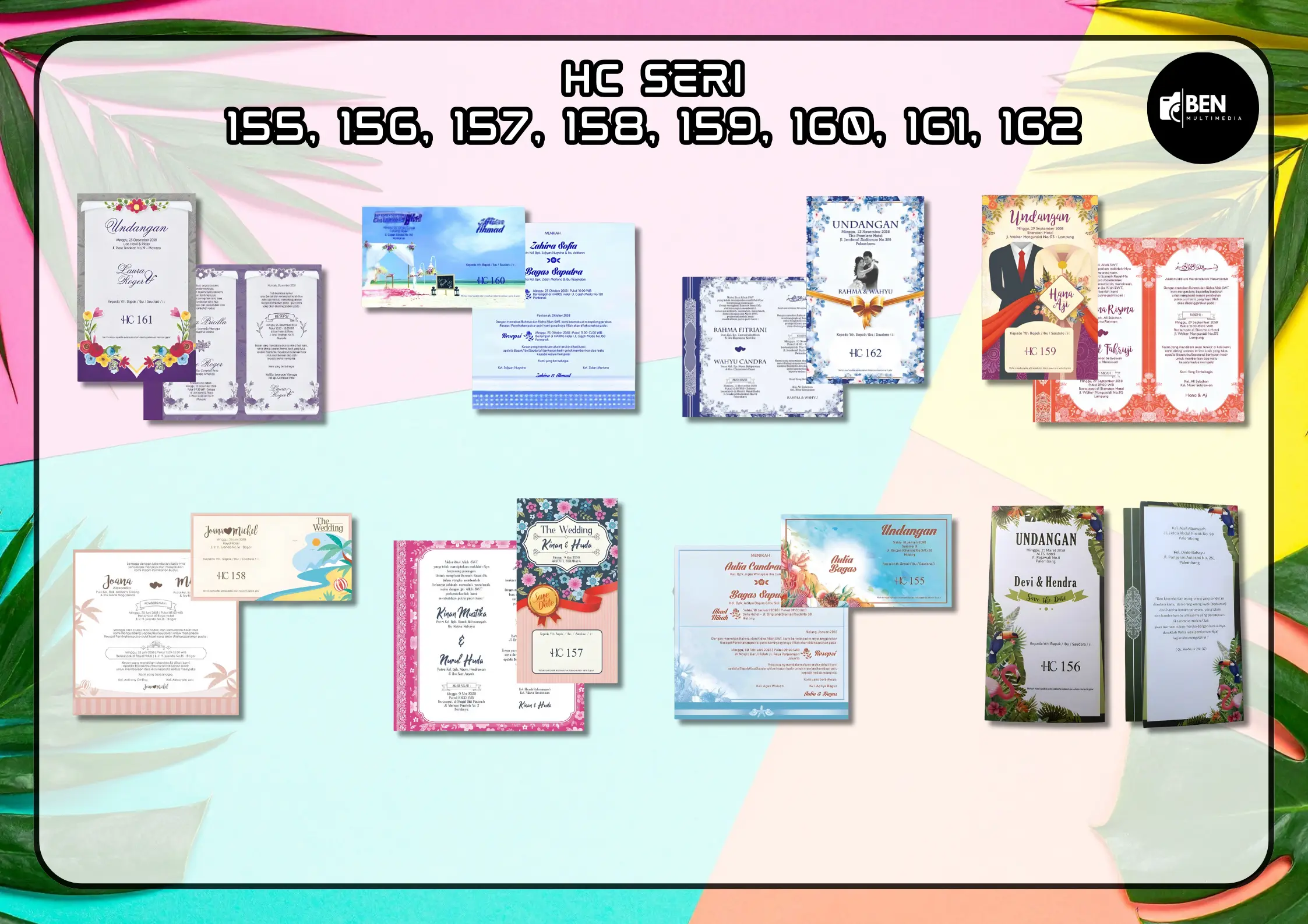 Template Blangko HC 155-162