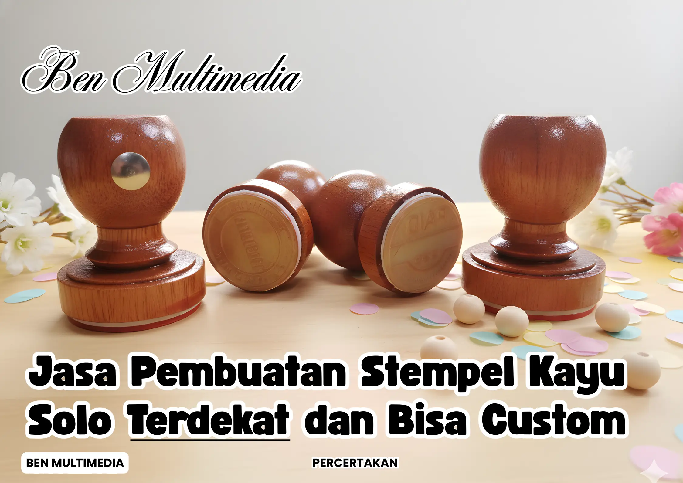 Jasa Pembuatan Stempel Kayu Solo
