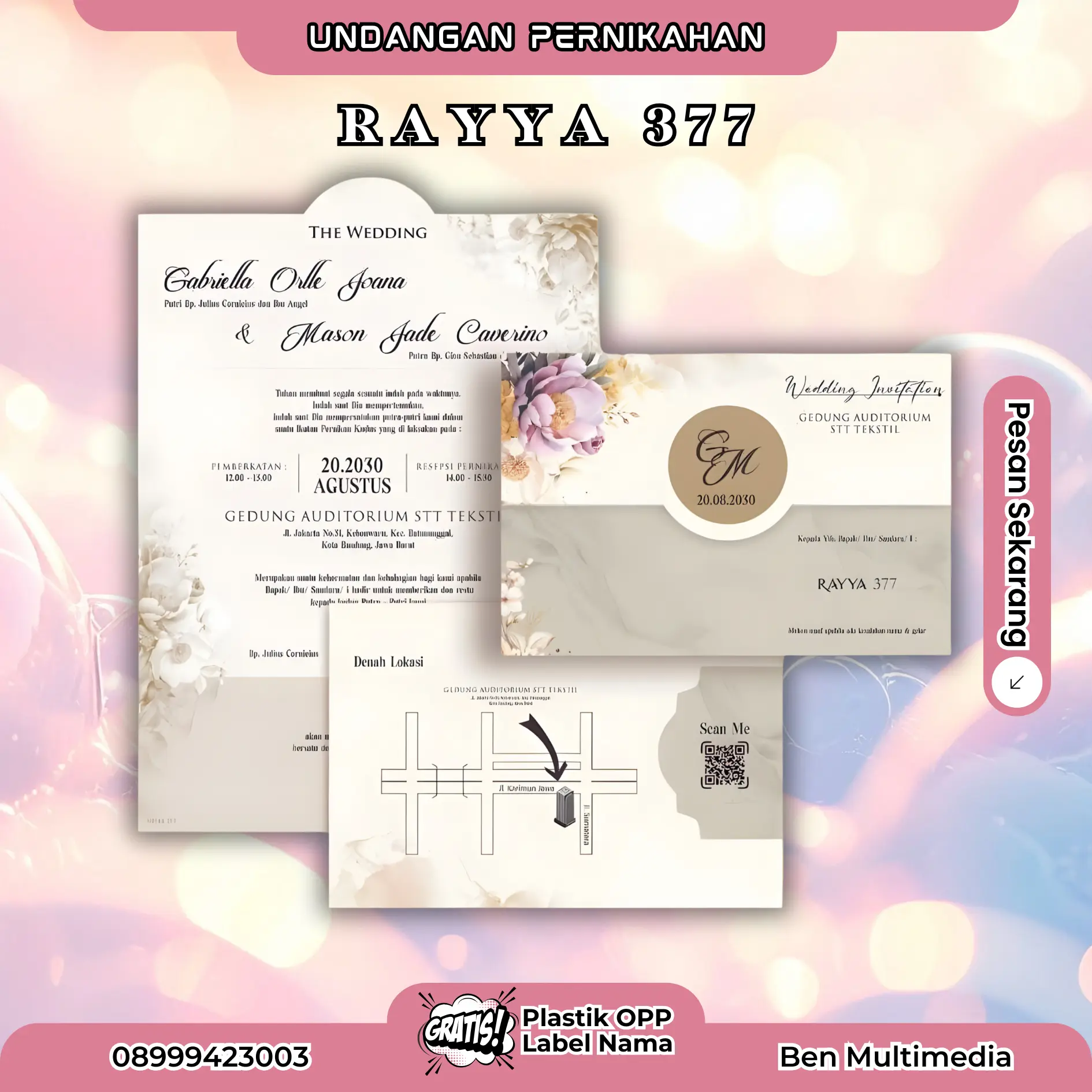 Cetak RAYYA 377 Blangko Undangan