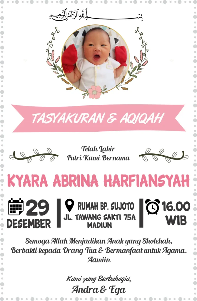 download template undangan aqiqah kosong