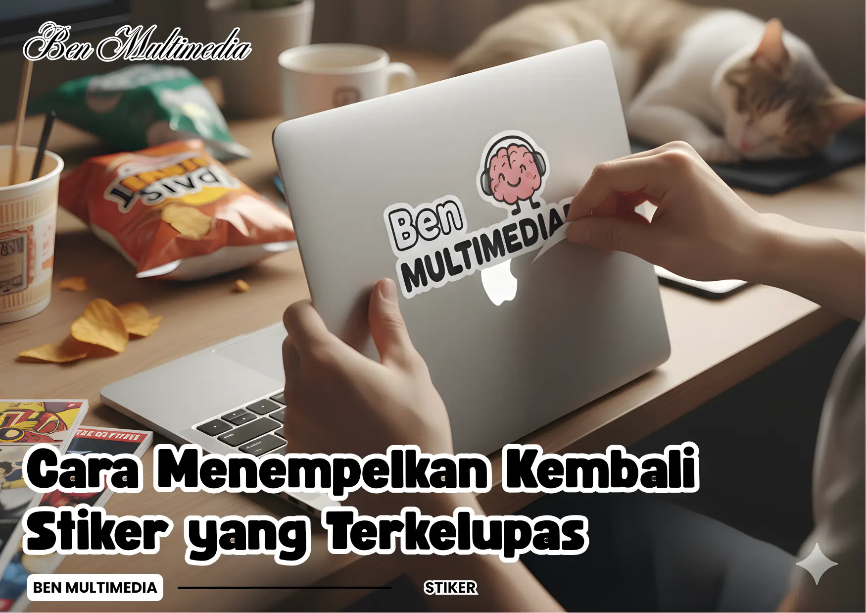 Cara Menempelkan Kembali Stiker yang Terkelupas