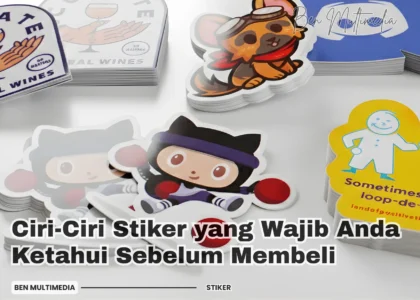 Ciri-Ciri Stiker