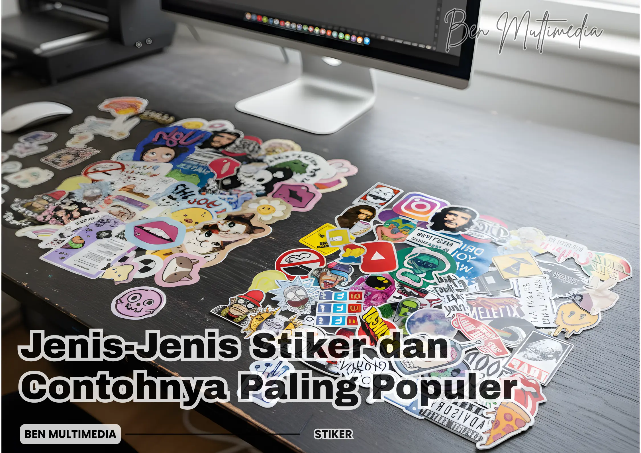 Jenis-Jenis Stiker dan Contohnya