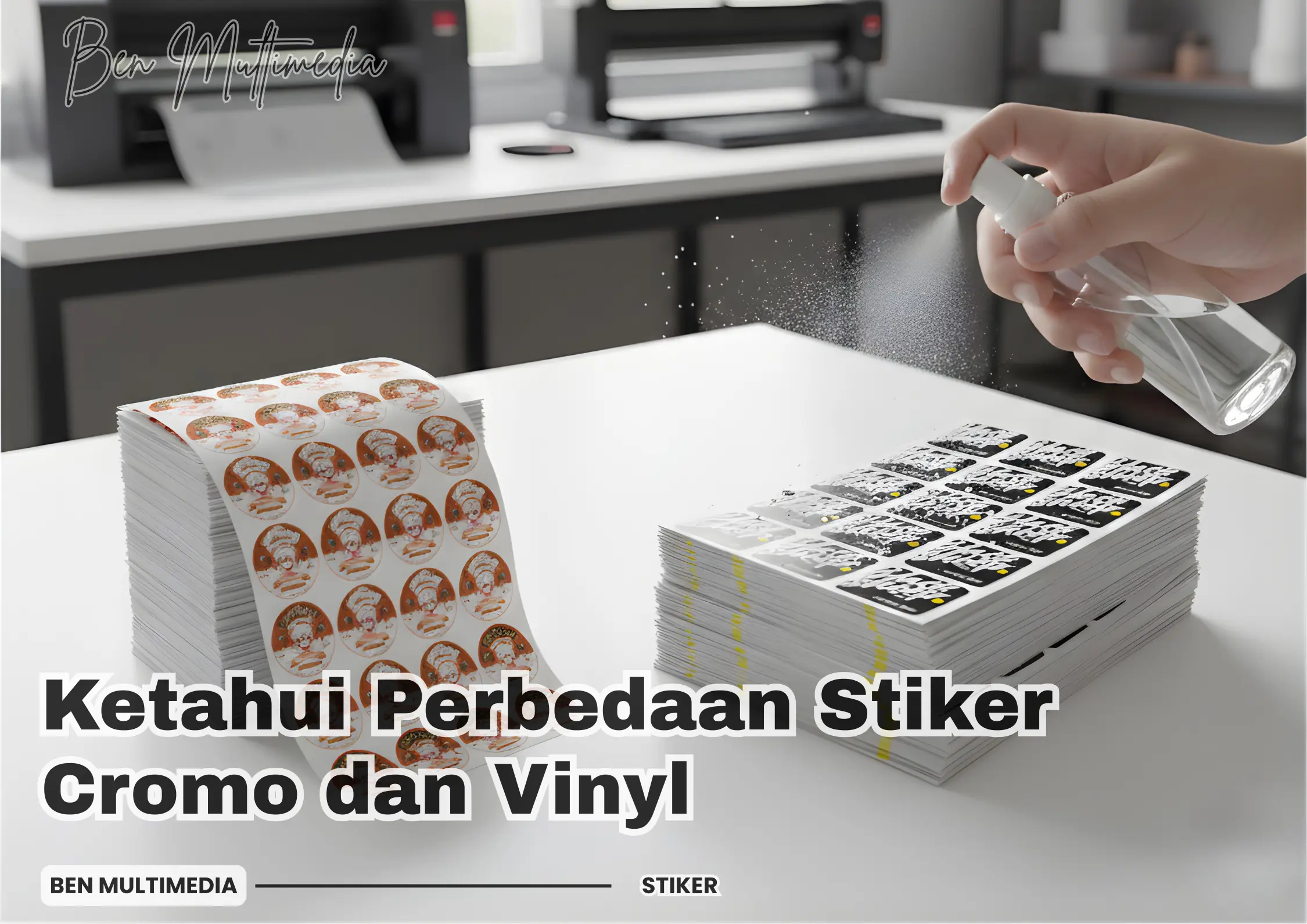 Perbedaan Stiker Cromo dan Vinyl