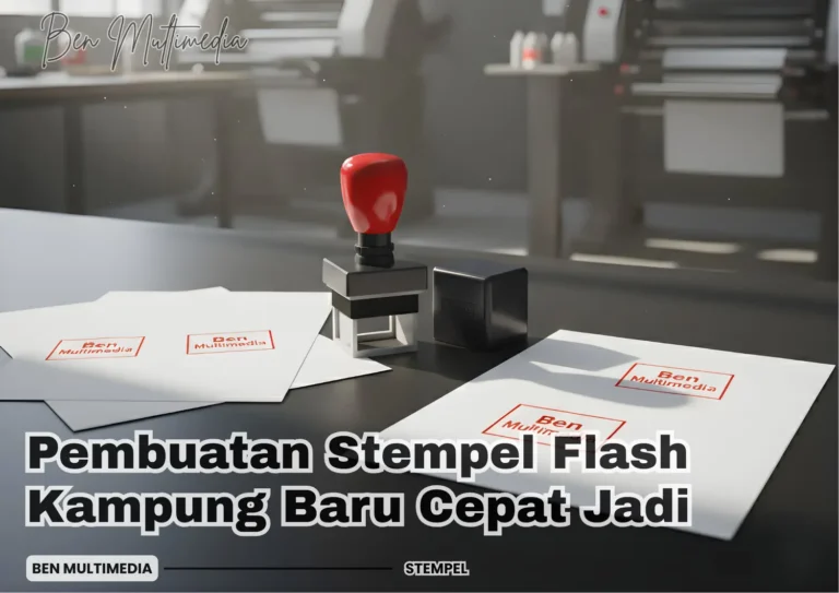 Jasa Pembuatan Stempel Flash Kampung Baru Cepat Jadi