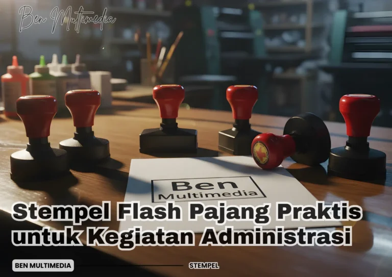 Stempel Flash Pajang Praktis untuk Kegiatan Administrasi