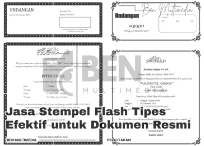 Template Undangan Aqiqah Word Hitam Putih Bisa di Edit