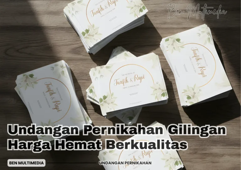 Undangan Pernikahan Gilingan Harga Hemat Berkualitas