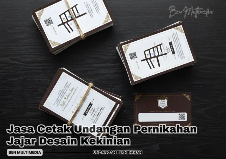 Jasa Cetak Undangan Pernikahan Jajar Desain Kekinian