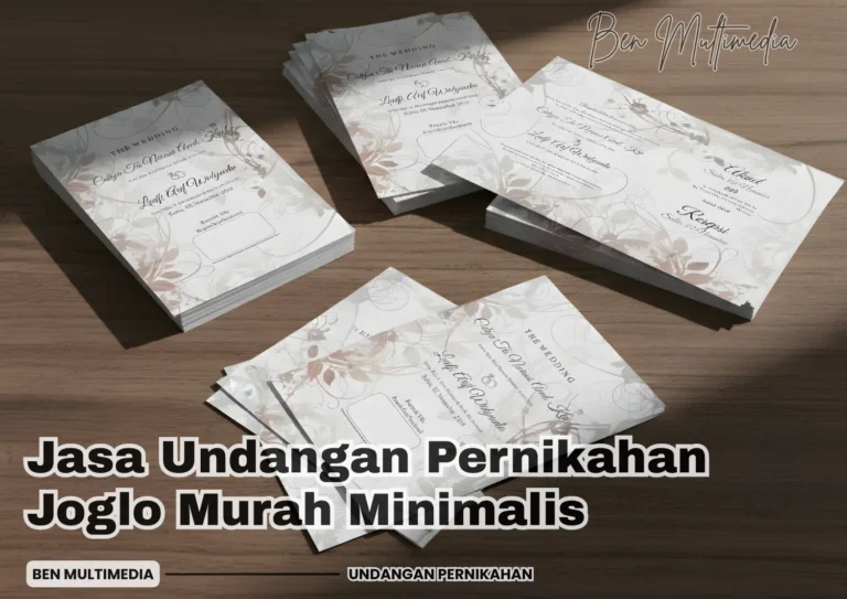 Jasa Undangan Pernikahan Joglo Murah Minimalis Kekinian