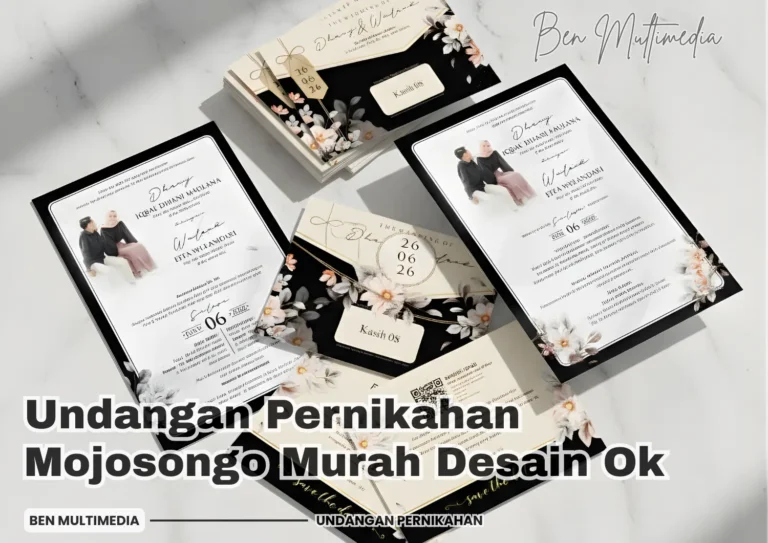 Undangan Pernikahan Mojosongo Murah Desain Premium