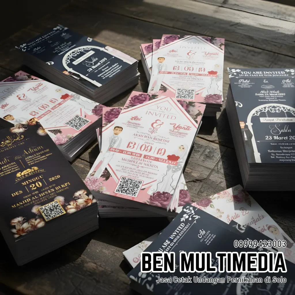 Jasa Cetak Undangan Pernikahan Sumber - Ben Multimedia