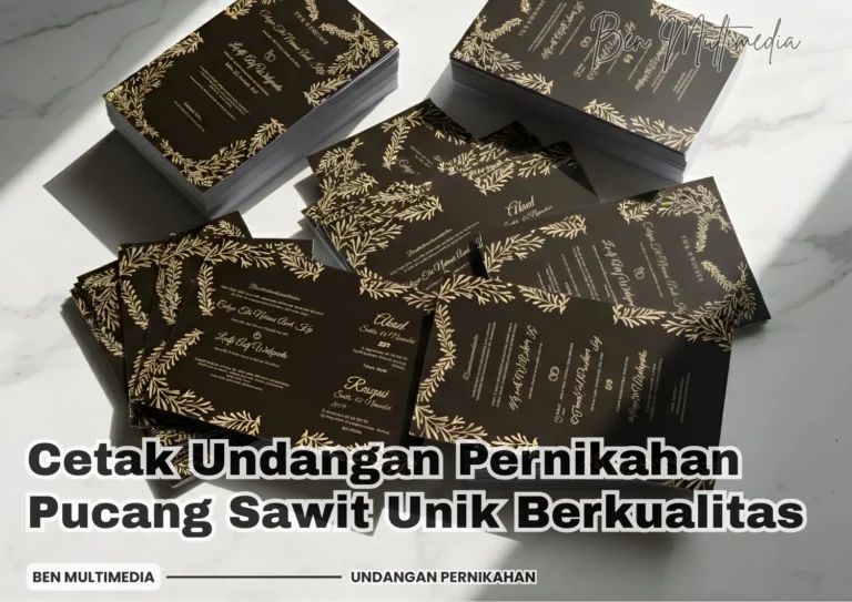 Cetak Undangan Pernikahan Pucang Sawit Unik Berkualitas