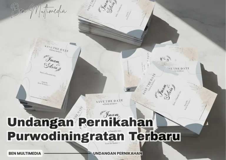 Undangan Pernikahan Purwodiningratan Konsep Elegan Terbaru
