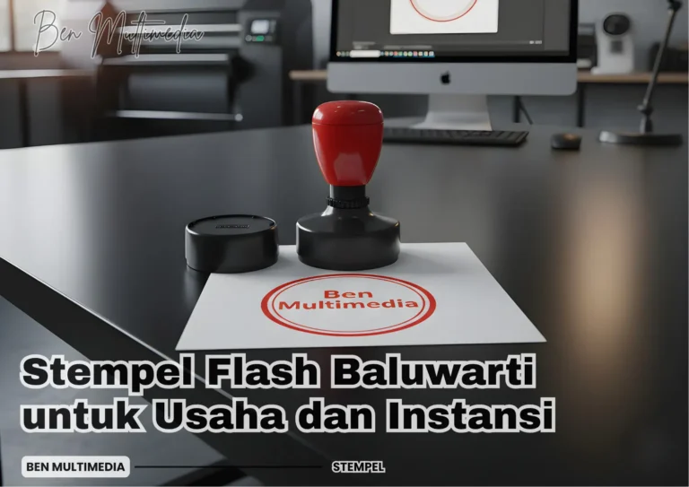 Stempel Flash Baluwarti Cocok untuk Usaha dan Instansi