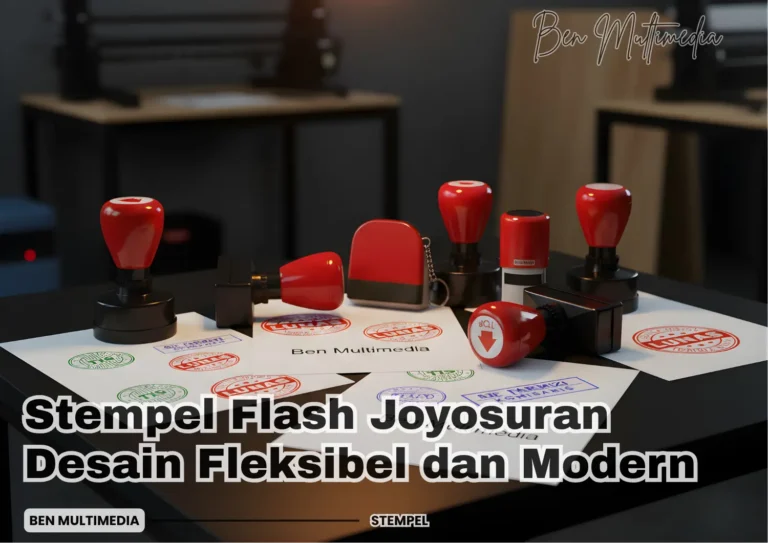 Stempel Flash Joyosuran Desain Fleksibel dan Modern