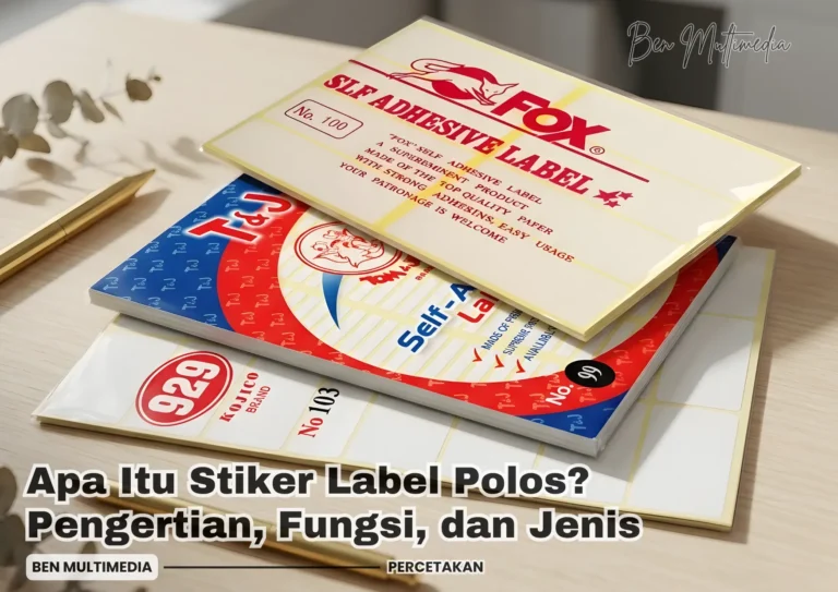 Apa Itu Stiker Label Polos? Pengertian, Fungsi, dan Jenis