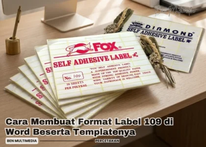 Cara Membuat Format Label 109 di Word