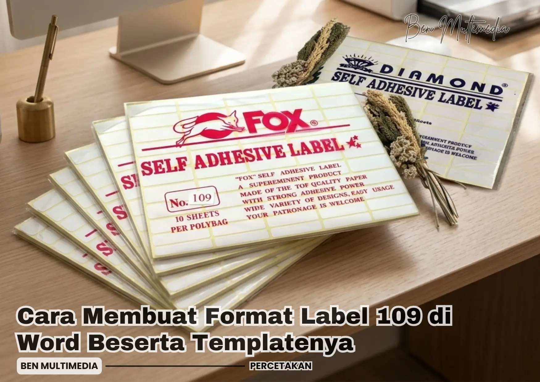 Cara Membuat Format Label 109 di Word