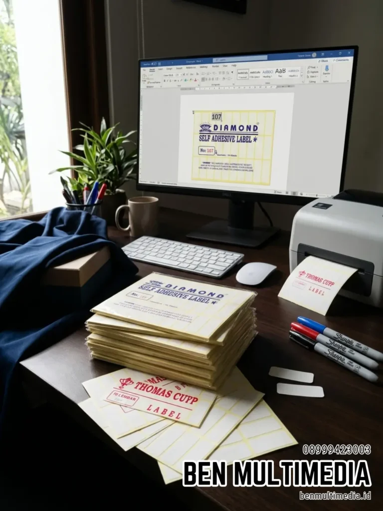 Stiker Label 107 Polos