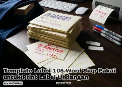 Cara Membuat Label Undangan 107 di Word