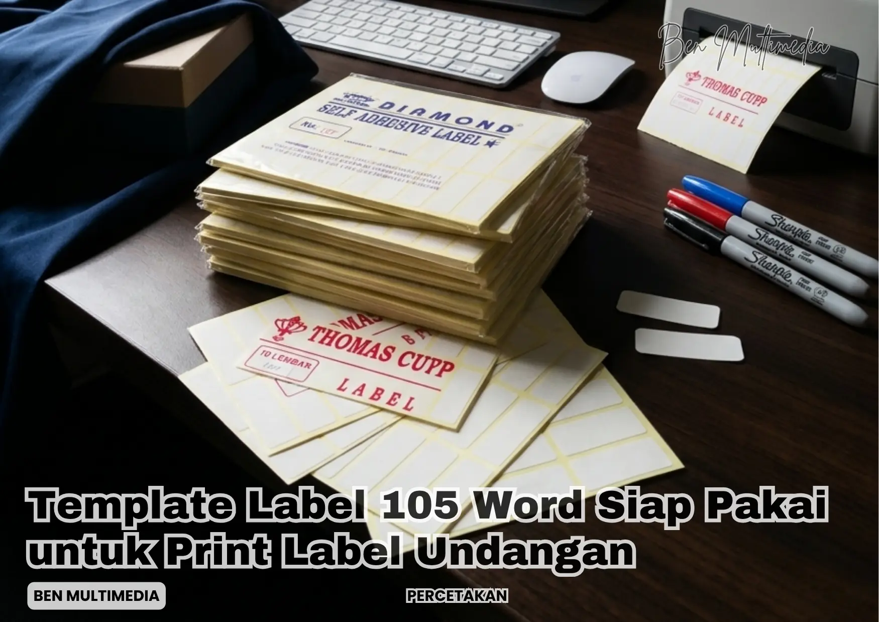 Cara Membuat Label Undangan 107 di Word