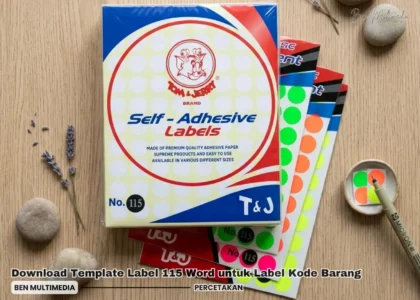 Download Template Label 115 Word