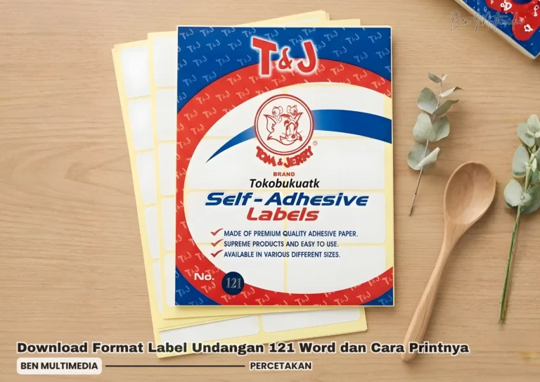 Download Format Label Undangan 121 Word dan Cara Printnya