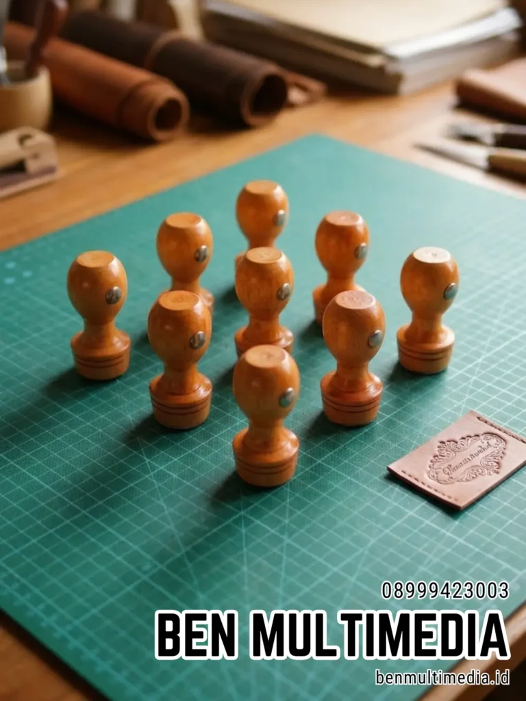 Jual Stempel Karet Gagang Kayu di Kelurahan Kauman Ben Multimedia