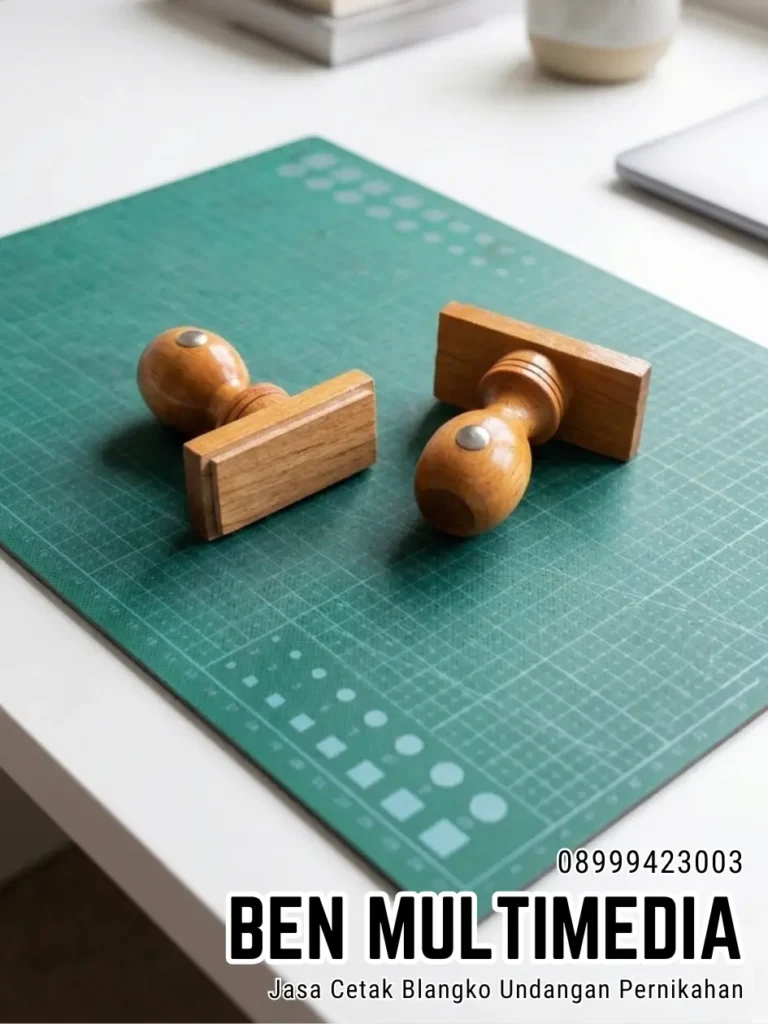 Jual Stempel Karet Gagang Kayu di Kelurahan Keprabon Ben Multimedia