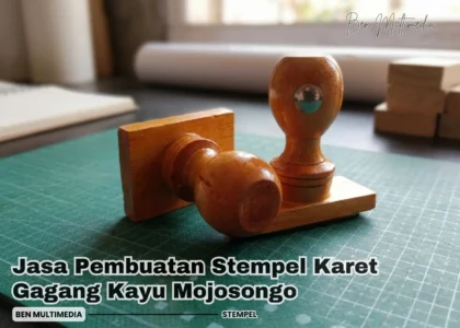 Stempel Karet Gagang Kayu Mojosongo
