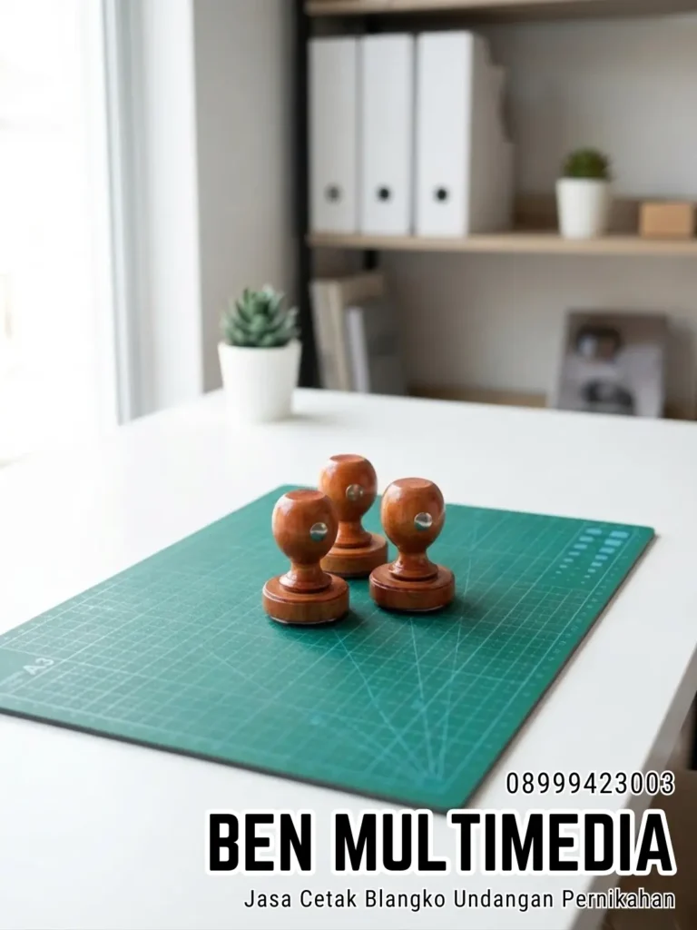 Jual Stempel Karet Gagang Kayu di Kelurahan Nusukan Ben Multimedia