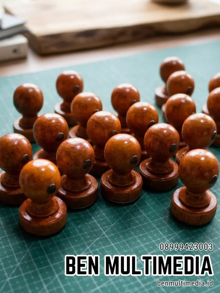 Jual Stempel Karet Gagang Kayu di Kelurahan Semanggi Ben Multimedia