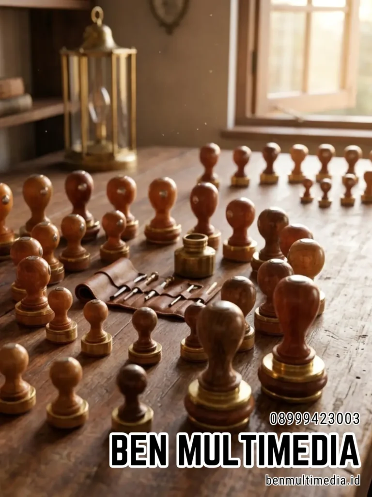 Jual Stempel Karet Gagang Kayu di Kelurahan Sudiroprajan Ben Multimedia