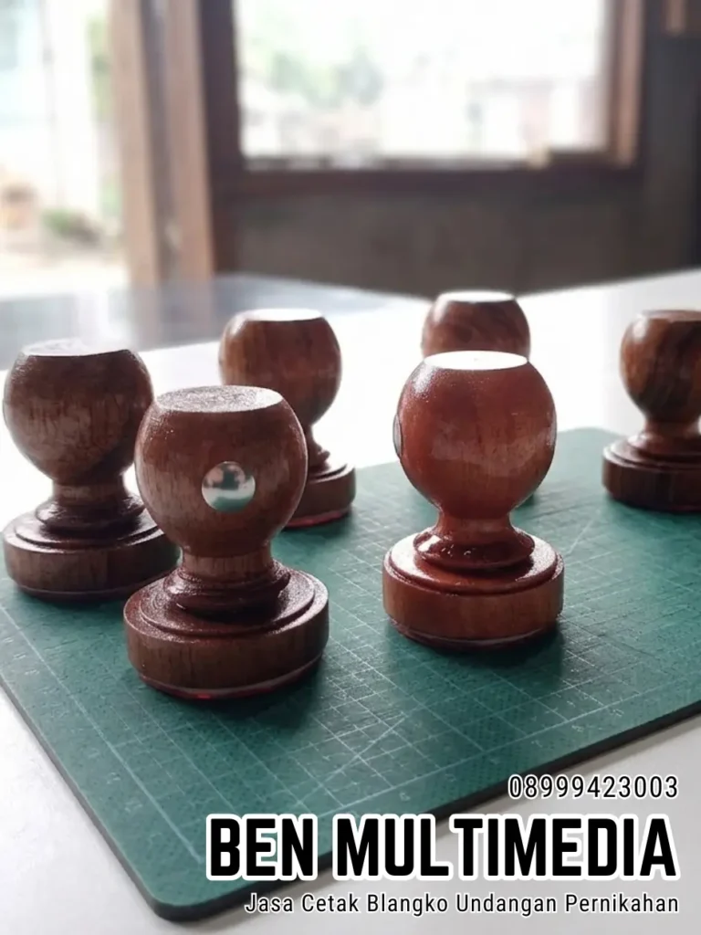 Jual Stempel Karet Gagang Kayu di Kelurahan Sumber Ben Multimedia