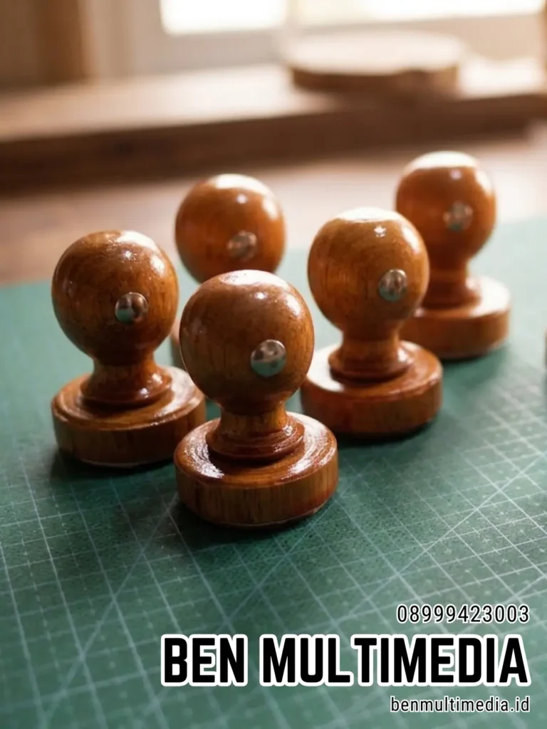 Jasa Pembuatan Stempel Manual di Kelurahan Baluwarti Ben Multimedia