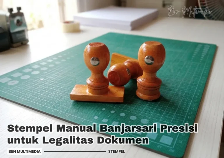 Stempel Manual Banjarsari Presisi untuk Legalitas Dokumen