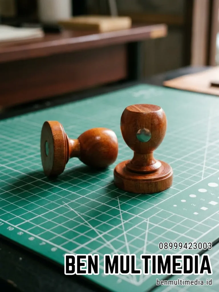 Jasa Pembuatan Stempel Manual di Kelurahan Bumi Ben Multimedia