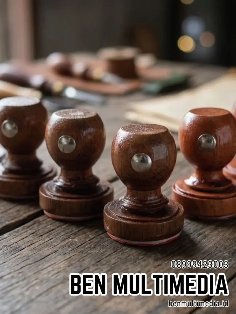 Jasa Pembuatan Stempel Manual di Kelurahan Gandekan Ben Multimedia